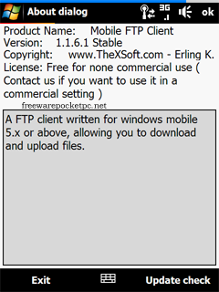 windows mobile free ftp client